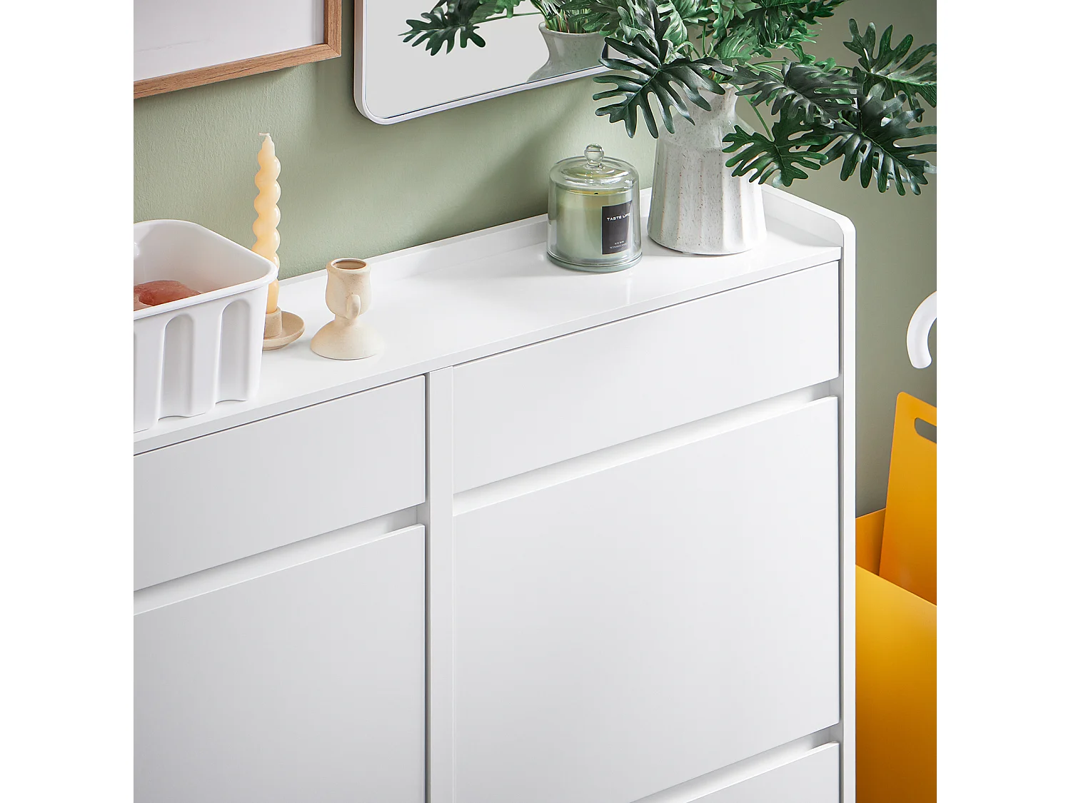 SoBuy armário de sapatos, Armário de sapatos estreito, armário para sapatos FSR164-SCH