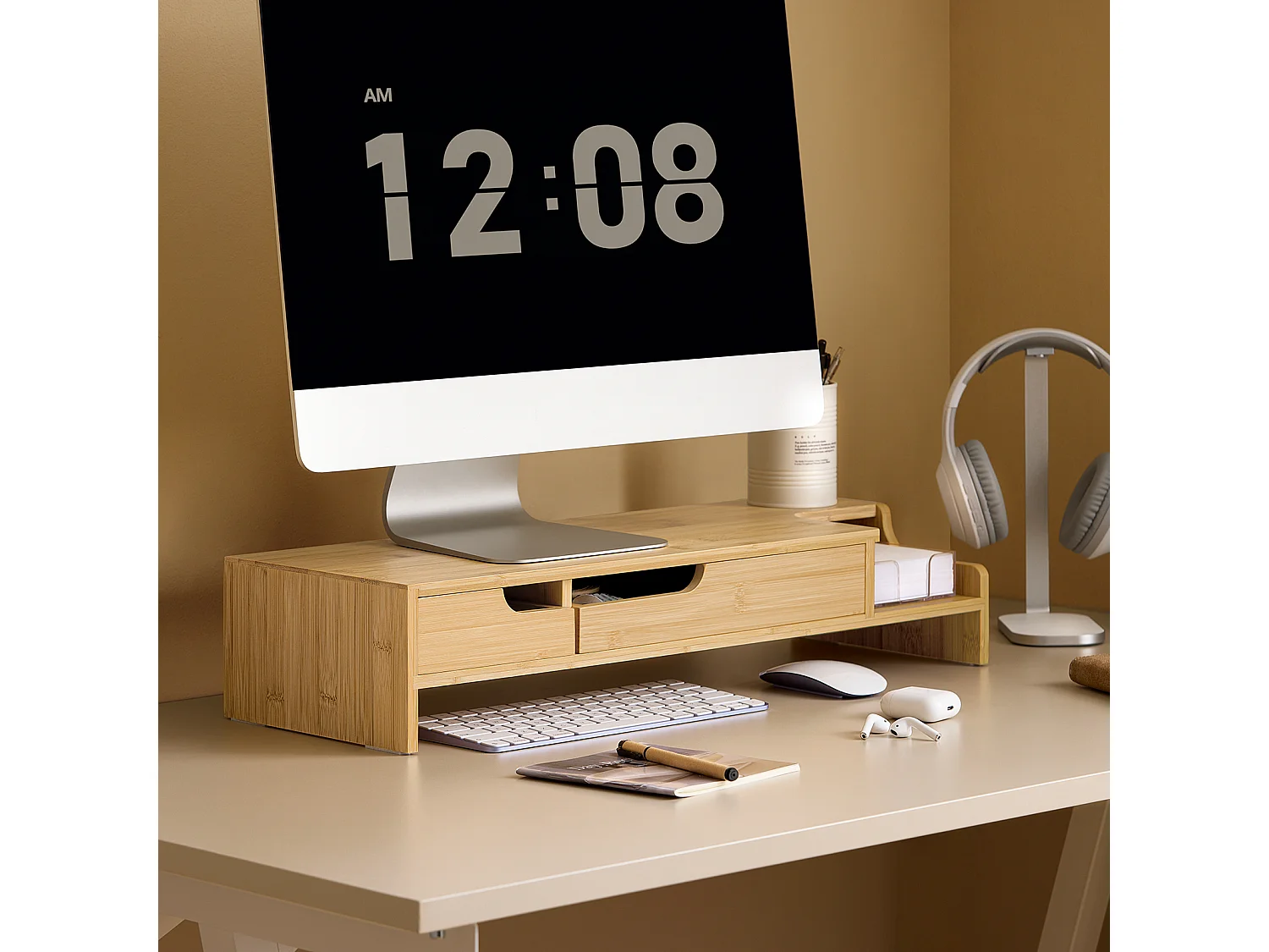 SoBuy FSR168-W Banc à Chaussures Banc de Rangement Meuble d'Entrée Meuble à Chaussures, 2 Portes Coussin Rembourré