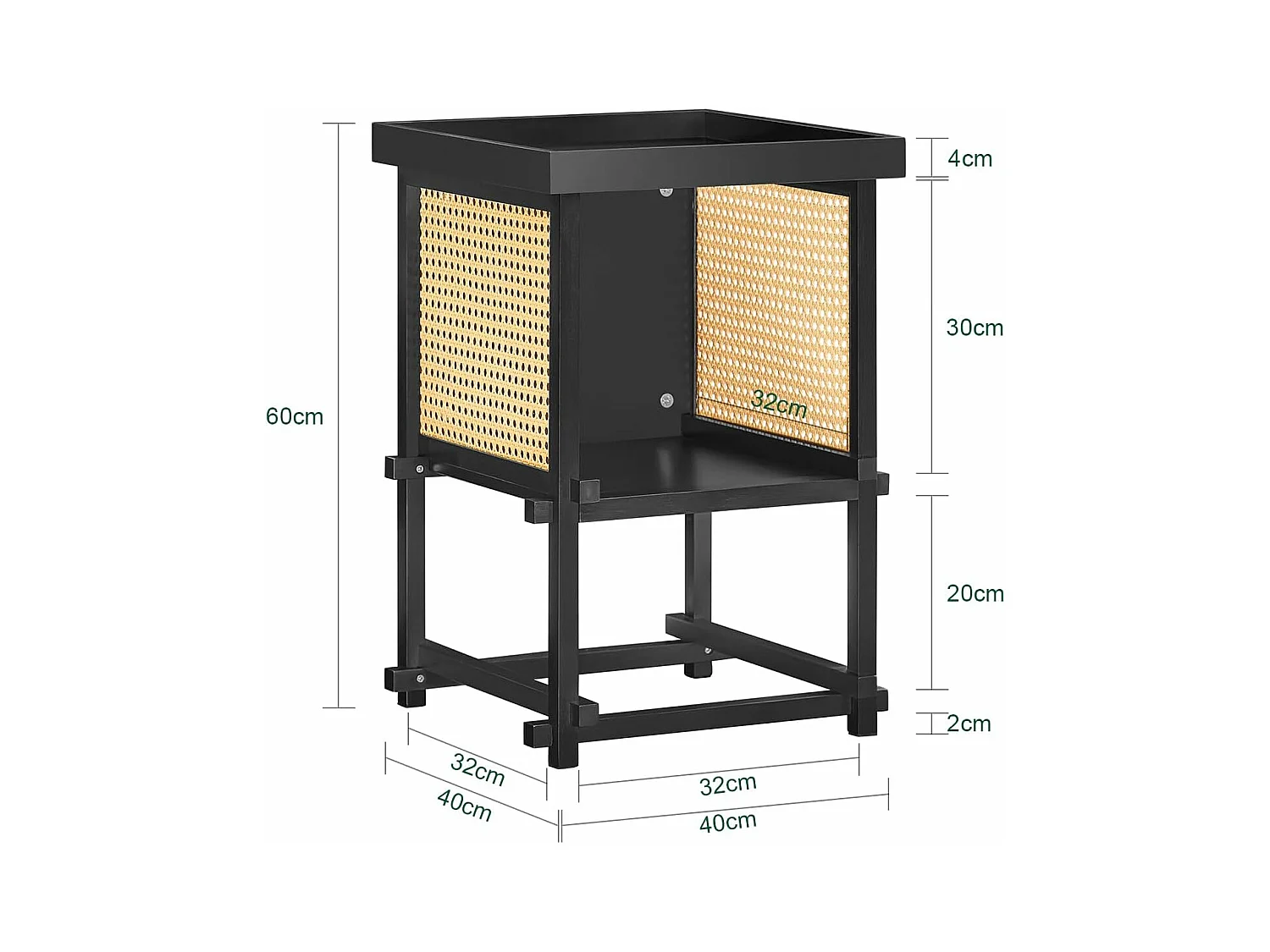 SoBuy Bout de Canapé, Table d'appoint Roulante, Table Basse, Table à Café avec 3 Tiroir, pour Salon, Bureau, Chambre, Bois et Verre, Blanc, L70xP35xH61cm, FBT141-W