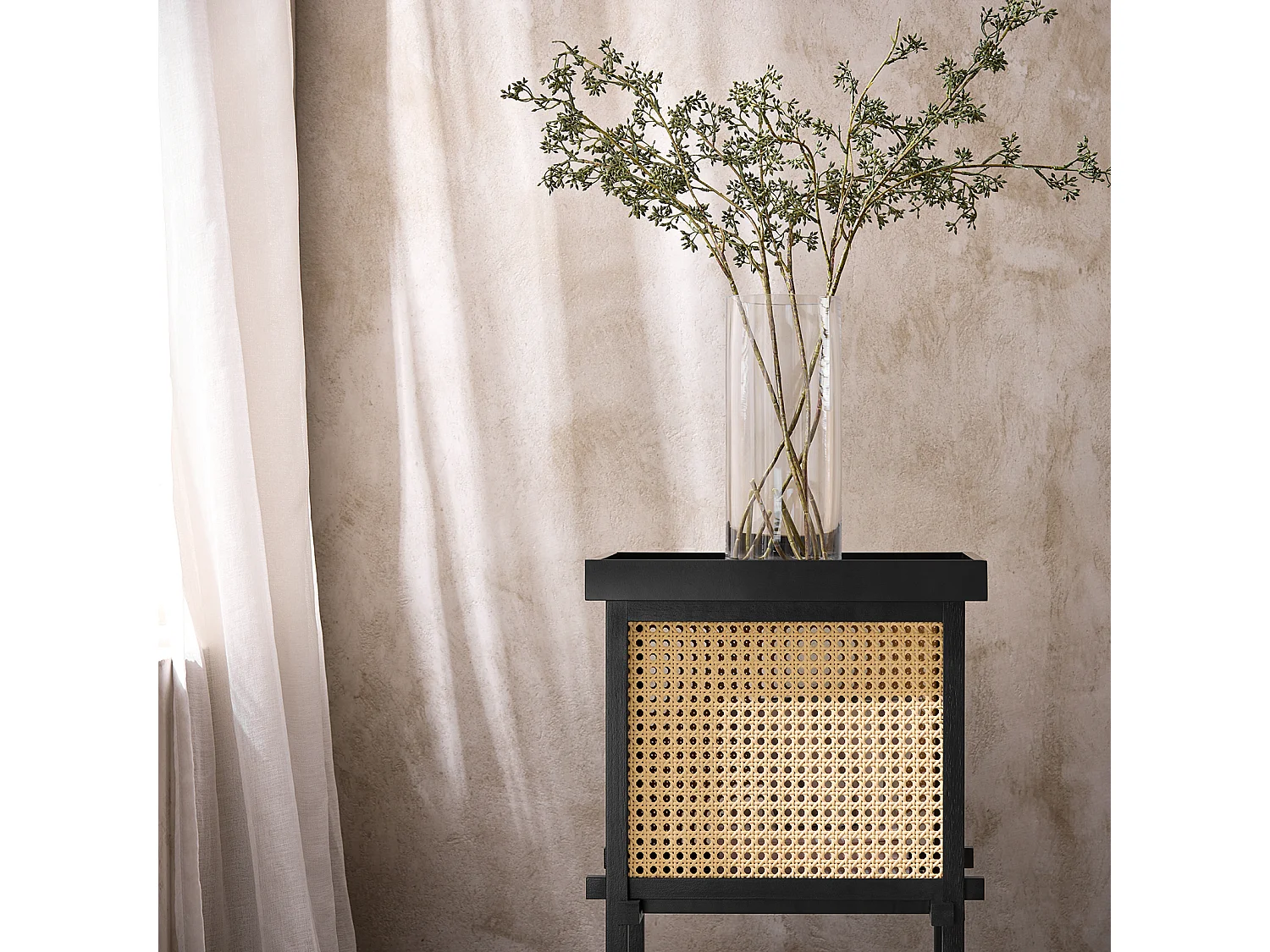 SoBuy, sofá mesa lateral, Prato com rodas, móvel de telefone, HFBT03-SCH