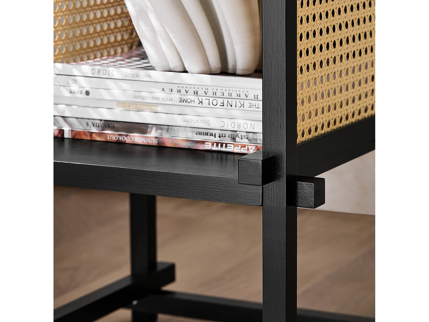 SoBuy, sofá mesa lateral, Prato com rodas, móvel de telefone, HFBT03-SCH