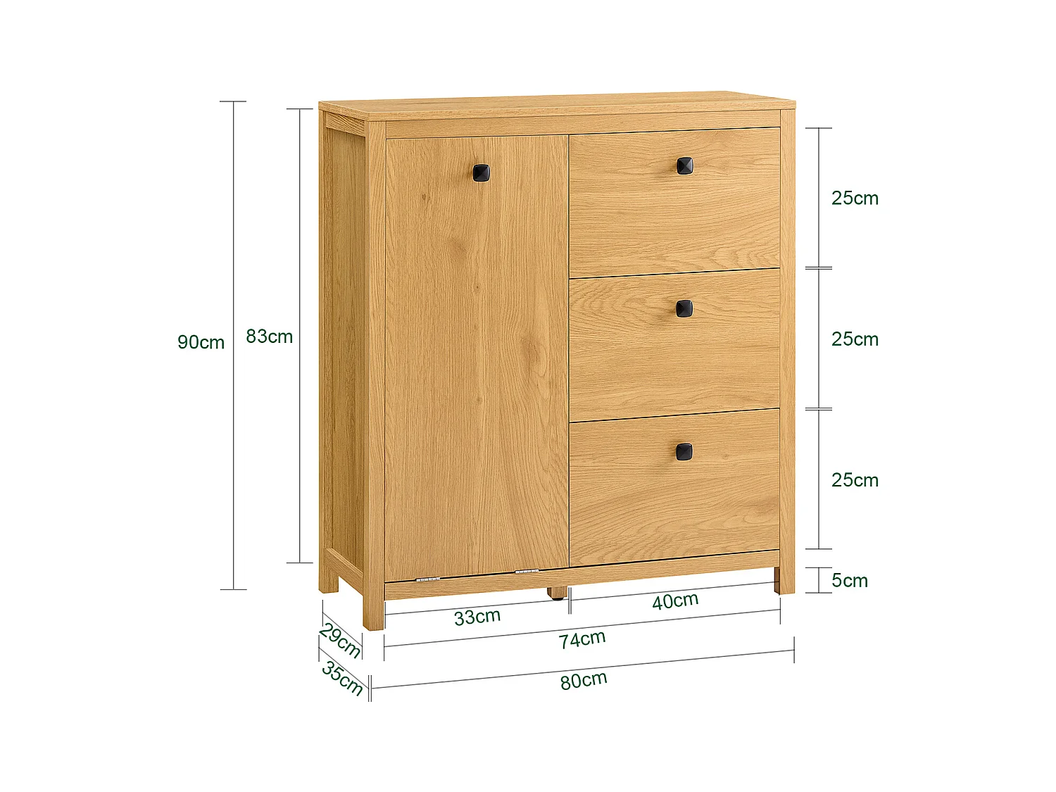 SoBuy Wäscheschrank BZR97-SN