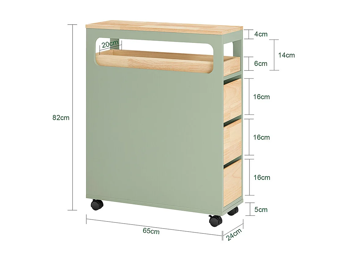 SoBuy Nischenschrank BZR54-GR