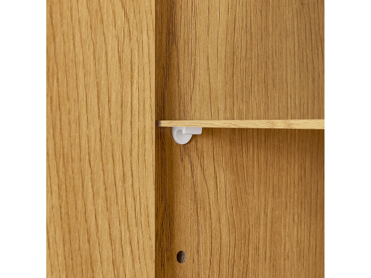 SoBuy BZR98-SN Meuble sous-Lavabo, Meuble sous-Vasque à 2 étages réglable et 2 Portes, Meuble de Rangement de Salle de Bain