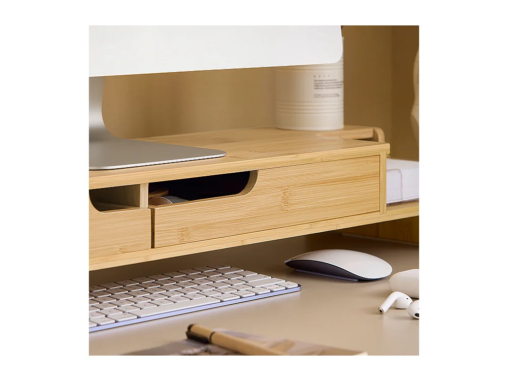 Stojak na monitor z 2 szufladami BBF12-N