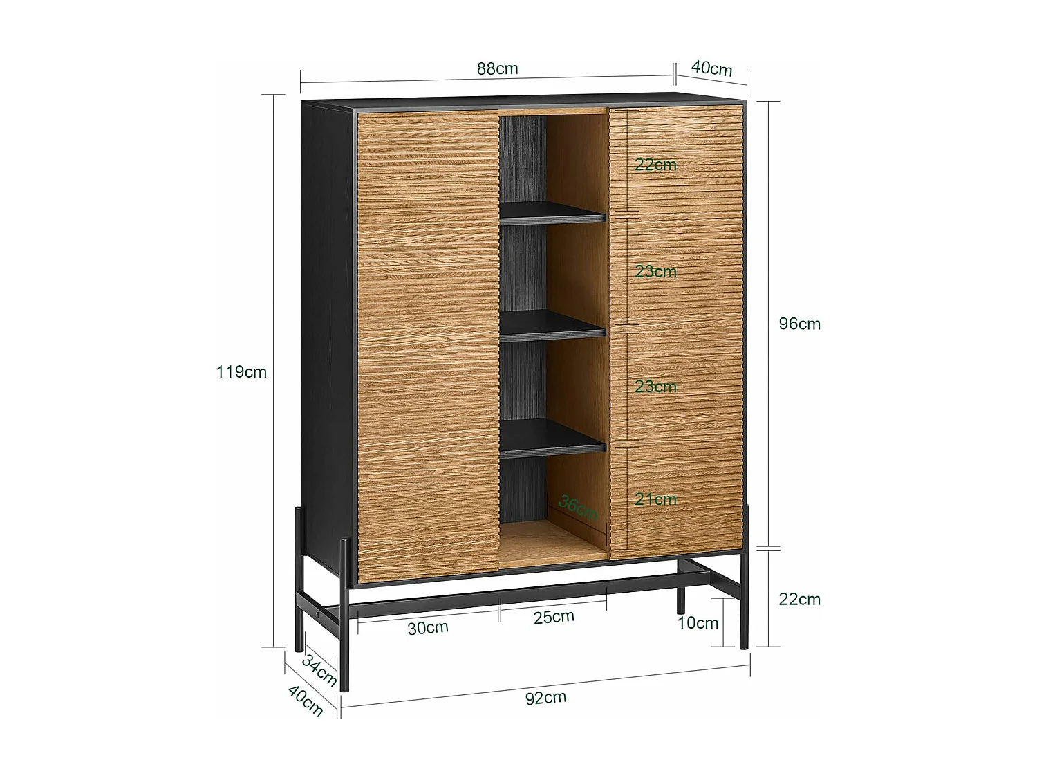 SoBuy, móvel de sala de estar, móvel de entrada, Móveis de entrada, HFSB04-SCH