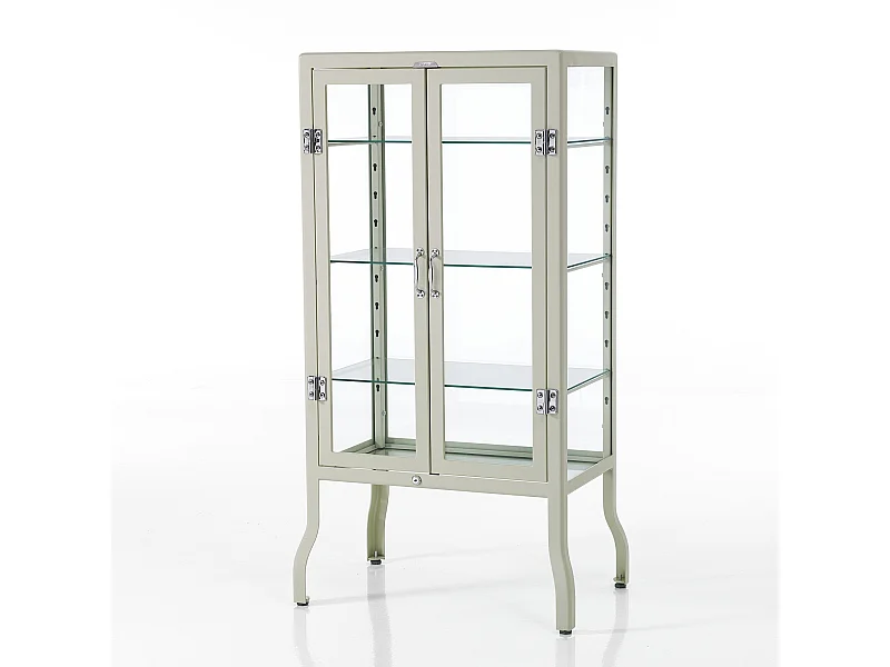 Vitrine 2 portes EDEN WHITE