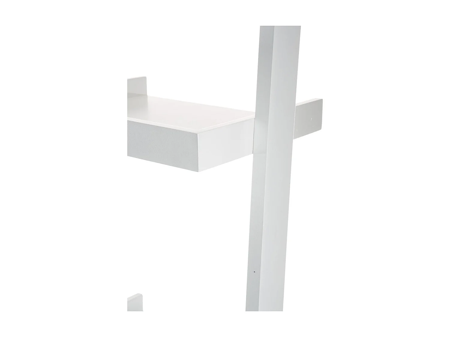 Wandbücherregal weiß modern mit 4 Einlegeböden h180cm Little Peoria - Weiß