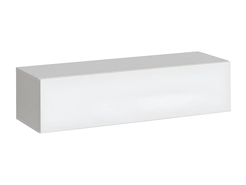 Banc TV Mural Design "Switch" 120cm Blanc