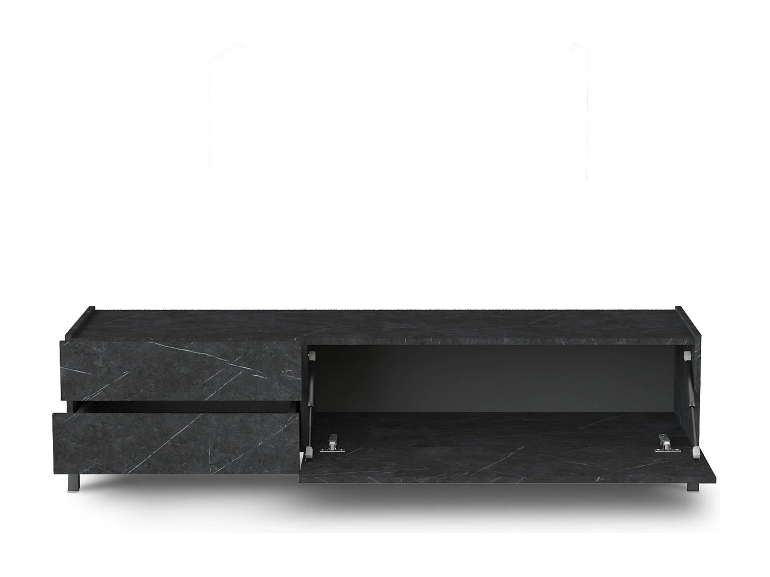 Soporte TV BURHAM BLACK MARBLE