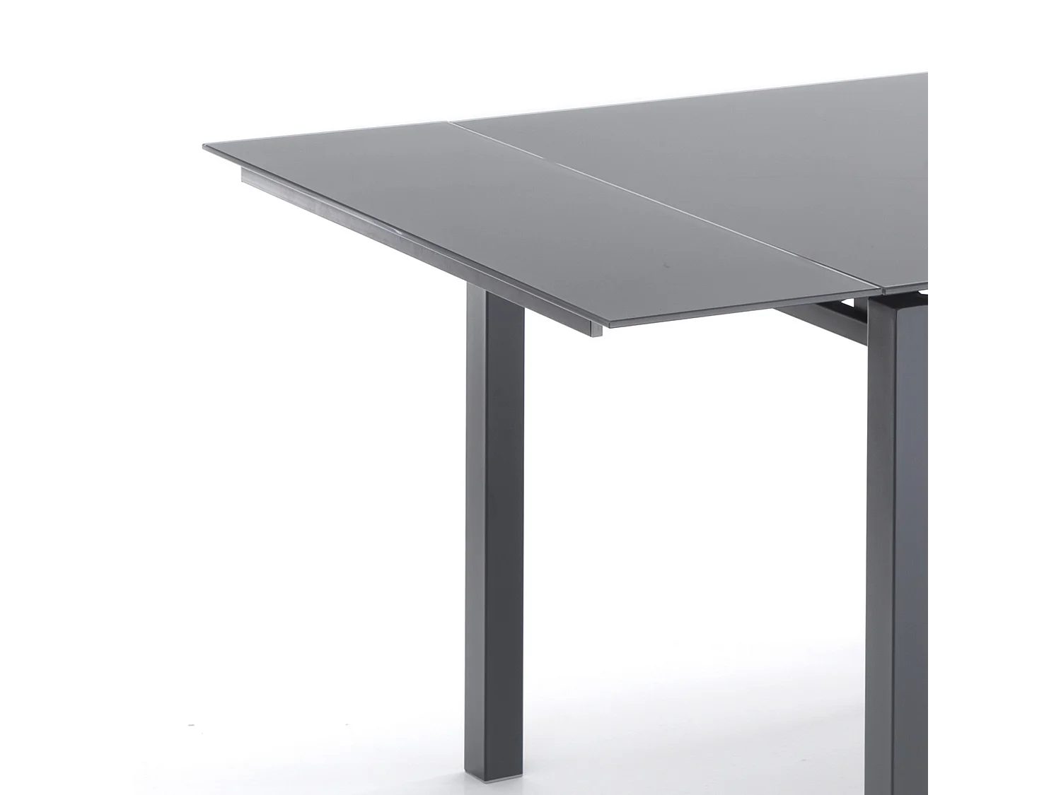 Table extensible CAYER WHITE / WOOD