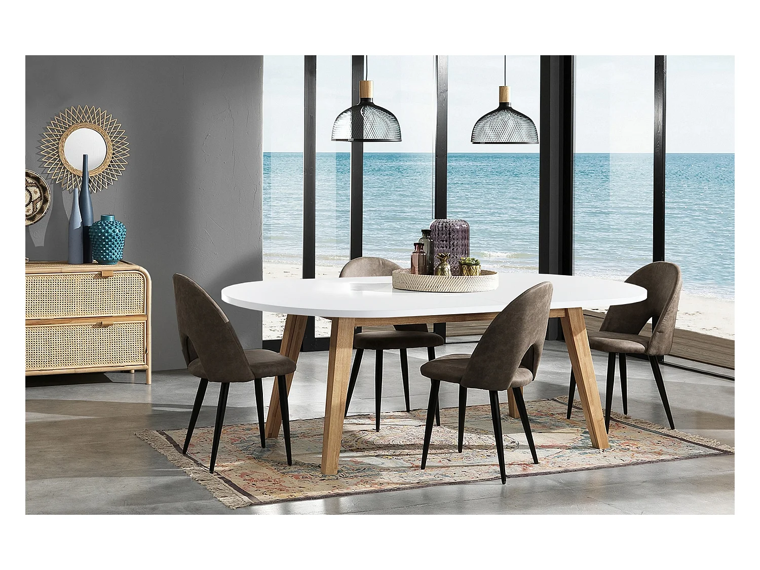 Mesa extensible REN OVAL