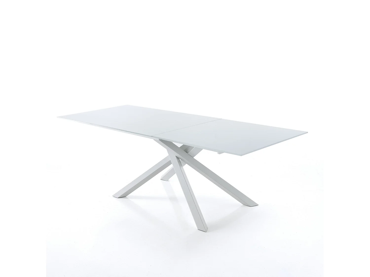 Mesa extensible LUNDY MATT BLACK MARBLE