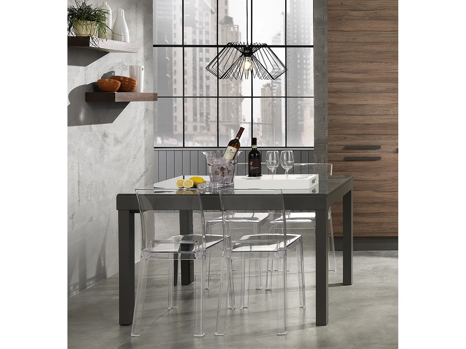 Table extensible FAR GREY