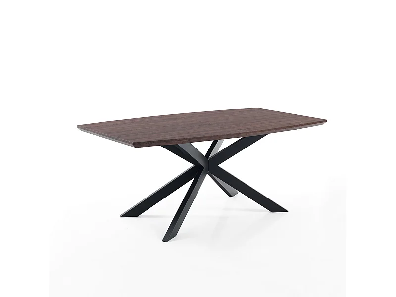 Table extensible QUEENS DARK WOOD