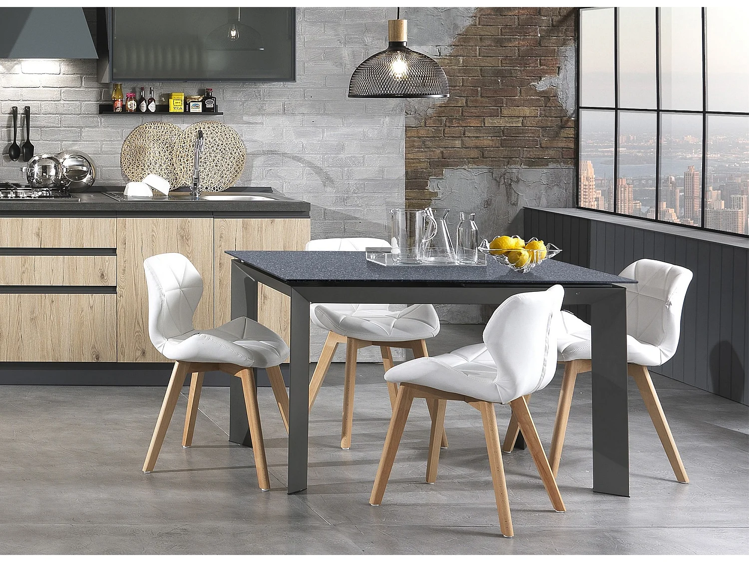 Mesa extensible TOLEDO 120 - STONE