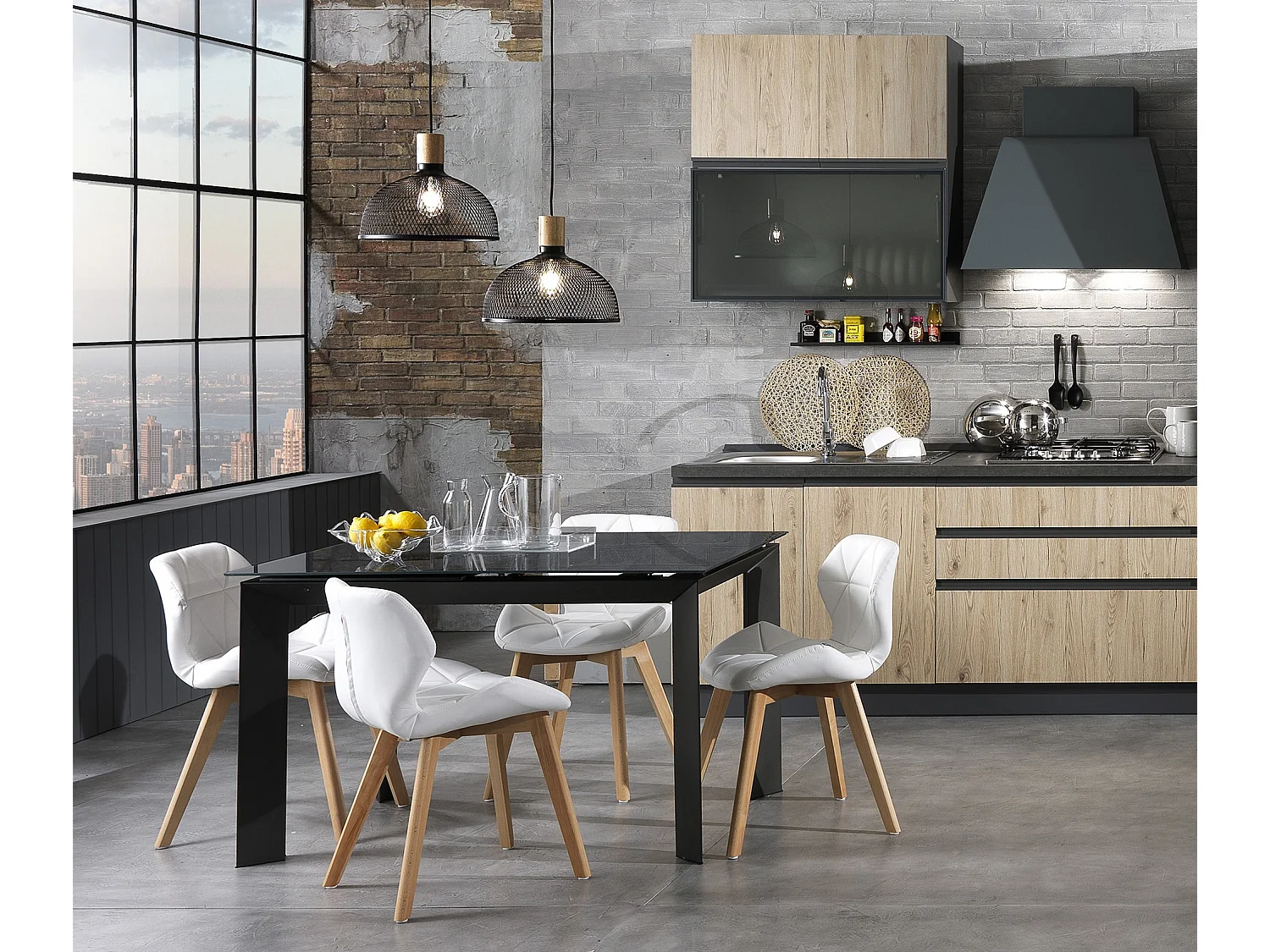 Mesa extensible TOLEDO 120 GREY