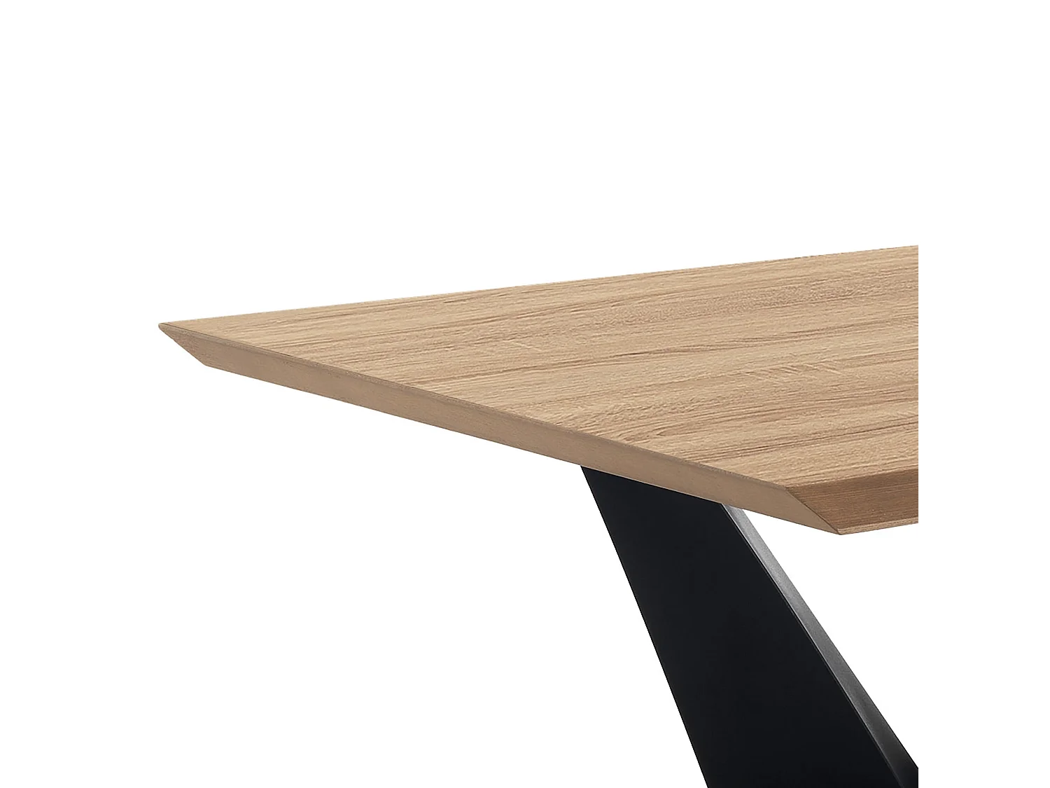 Tavolo da pranzo 200x100cm moderno con base geometrica 8 posti Dabliu