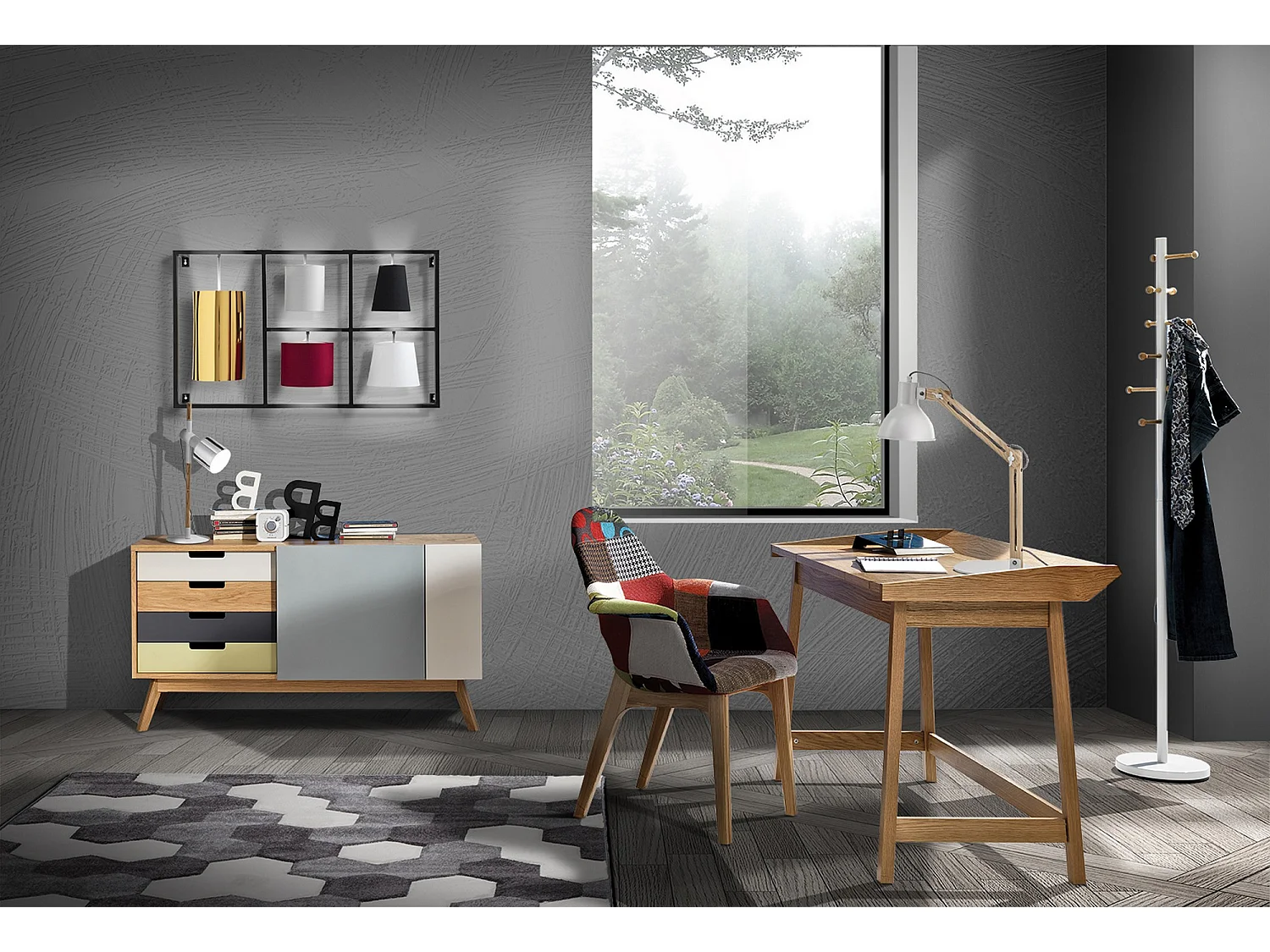 scrittoio porta pc / consolle SMITH