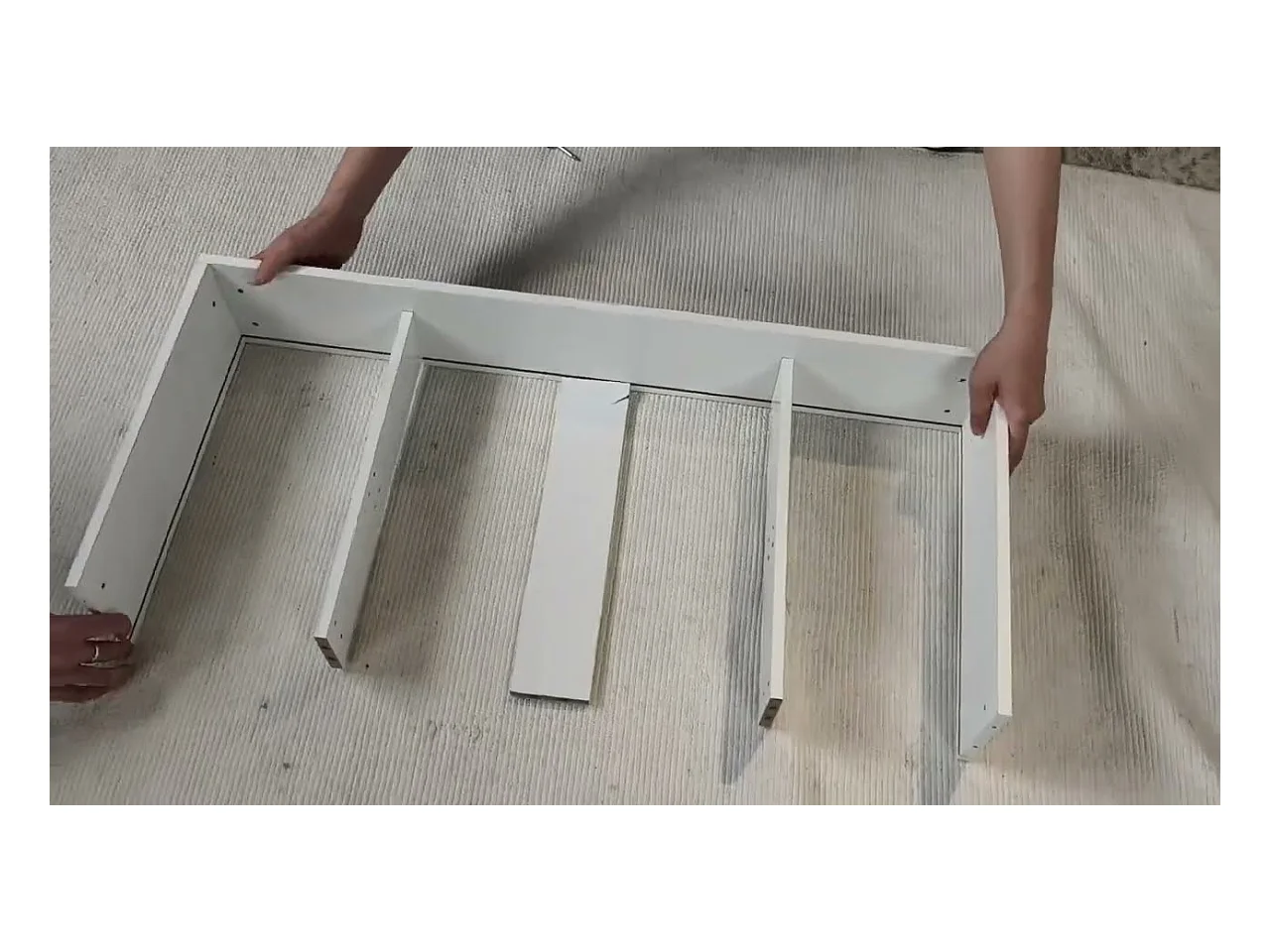 URBAN MEUBLE Table basse avec plateau relevable effet bois et marron 96*50CM