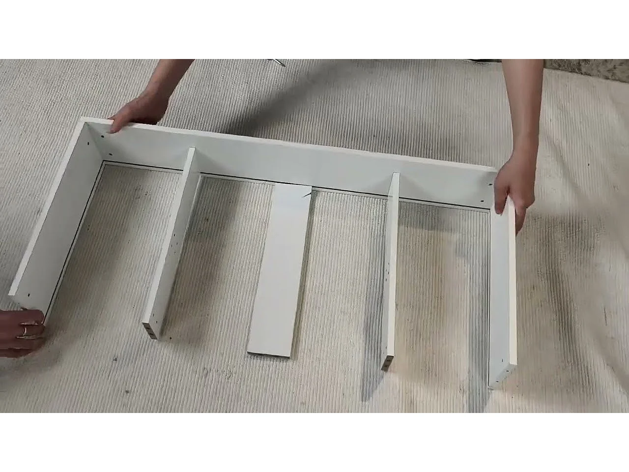 URBAN MEUBLE Table basse avec plateau relevable effet bois et marron 96*50CM