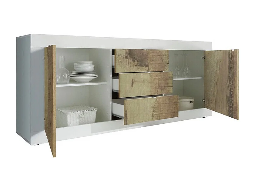 Buffet 2 porte 3 cassetti L210 cm - Iniziale