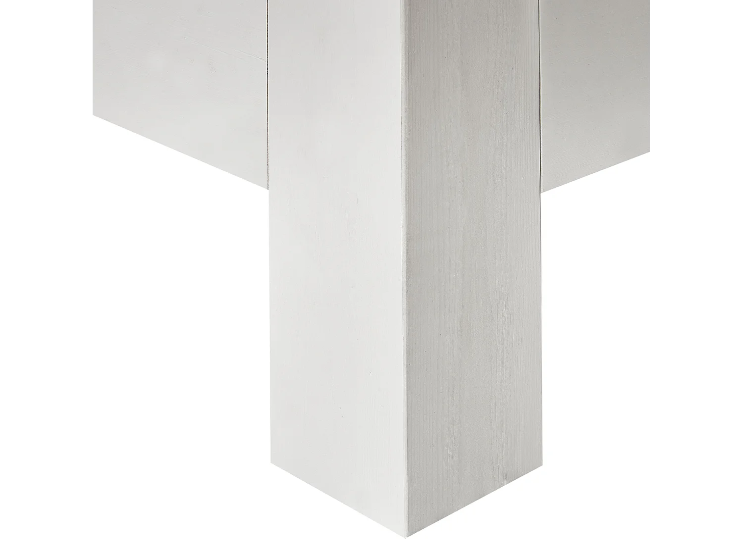 Bett mit Lattenrost Kiefernholz ROYAN 140 x 200 cm Weiss