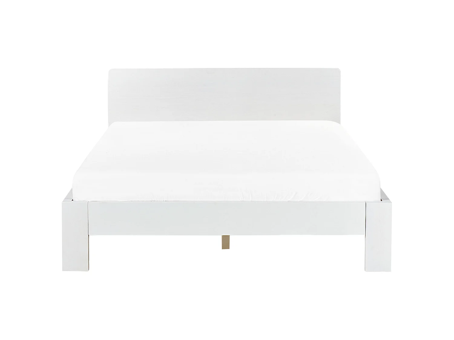 Bed Pine Wood ROYAN 140 x 200 cm (EU Double) White