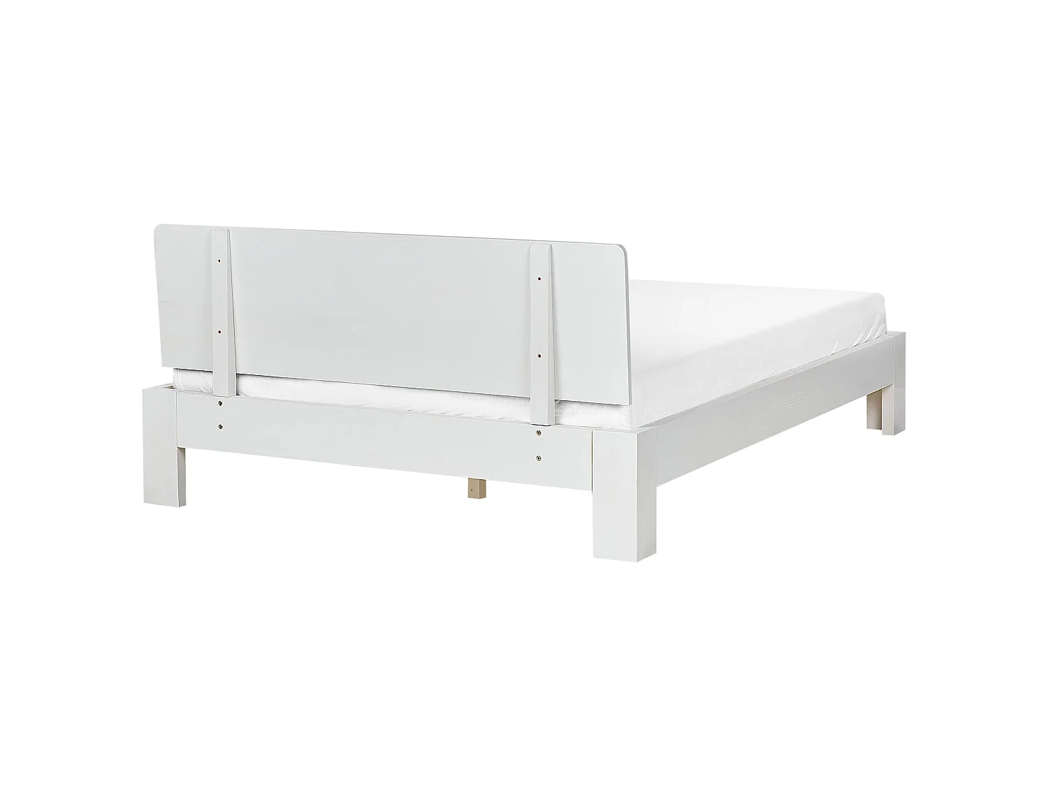 Bed Pine Wood ROYAN 140 x 200 cm (EU Double) White
