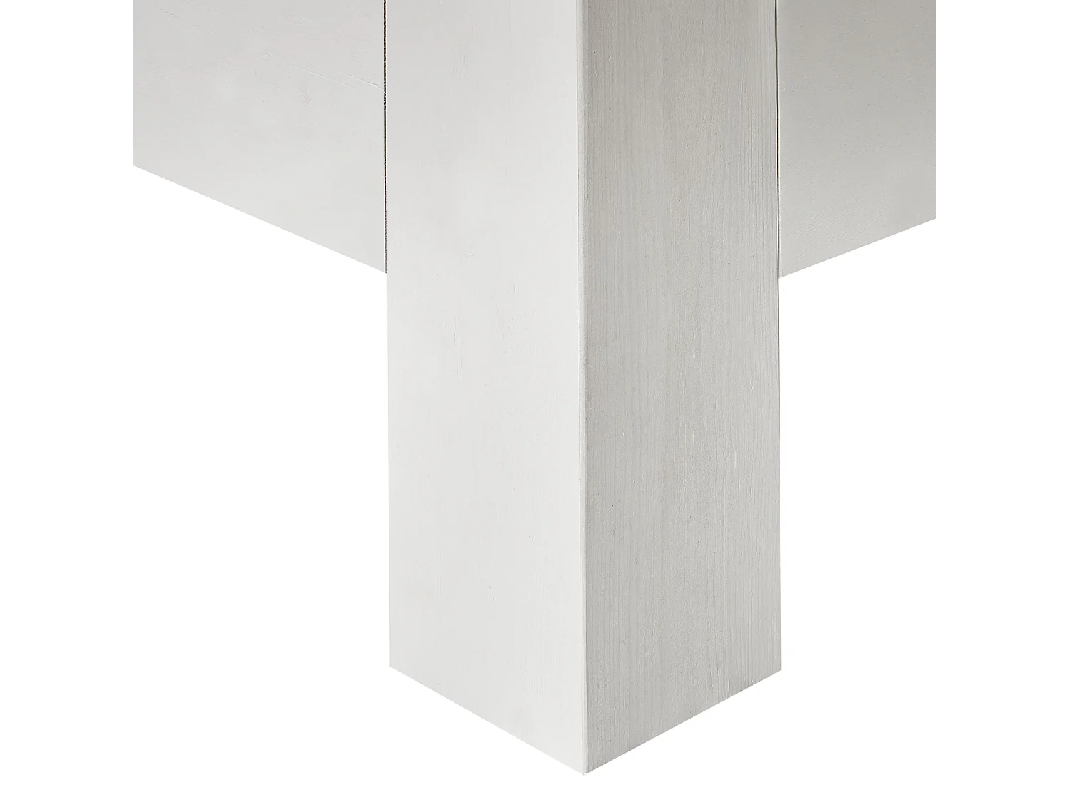Bett mit Lattenrost Kiefernholz ROYAN 140 x 200 cm Weiss