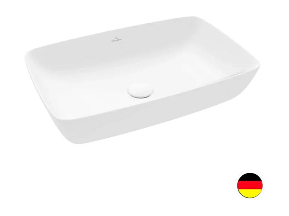 Vasque rectangle à poser VILLEROY ET BOCH Artis stone white