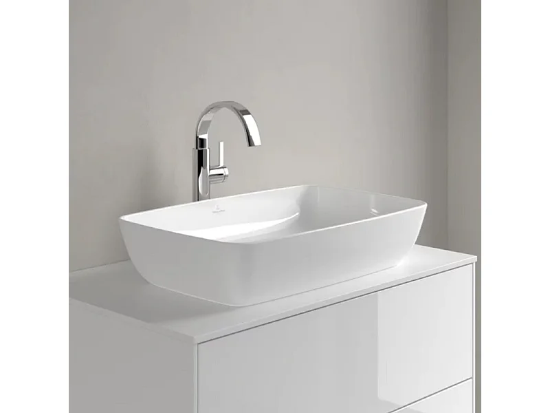 Vasque rectangle à poser VILLEROY ET BOCH Artis stone white