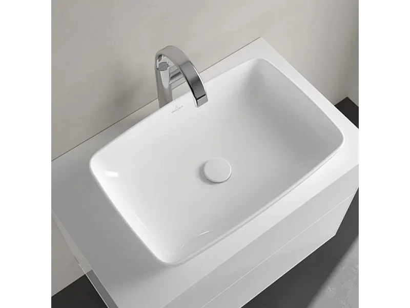 Vasque rectangle à poser VILLEROY ET BOCH Artis stone white