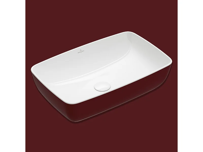 Vasque rectangle à poser VILLEROY ET BOCH Artis bordeaux