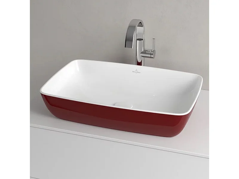 Vasque rectangle à poser VILLEROY ET BOCH Artis bordeaux