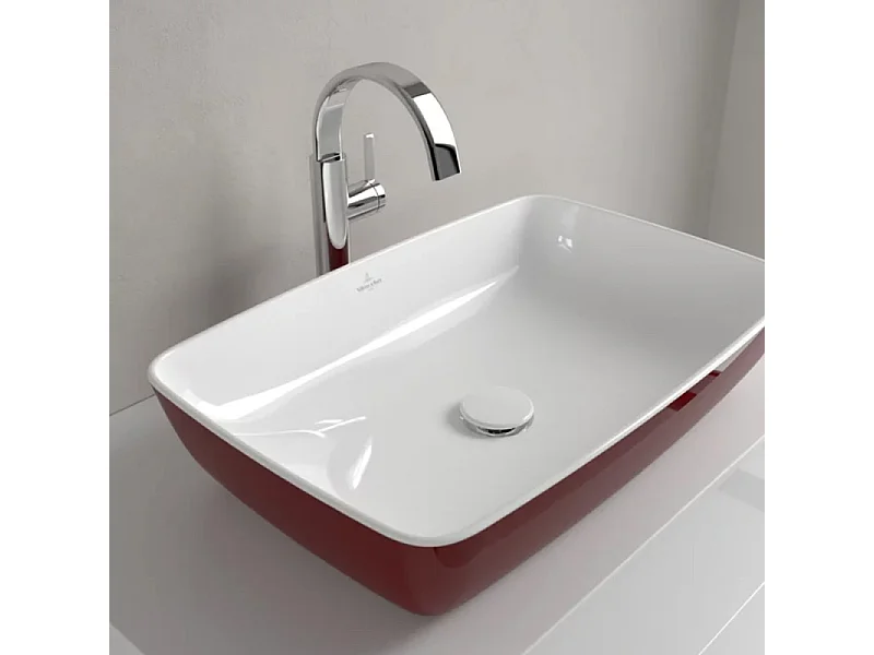 Vasque rectangle à poser VILLEROY ET BOCH Artis bordeaux