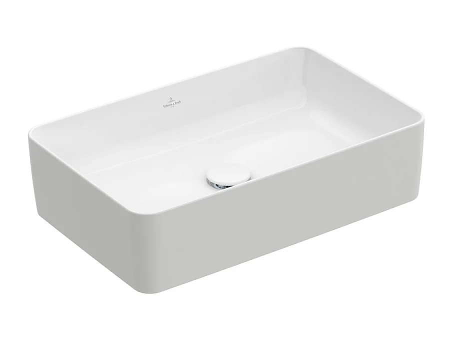 Vasque a poser rectangle VILLEROY ET BOCH Collaro Blanc