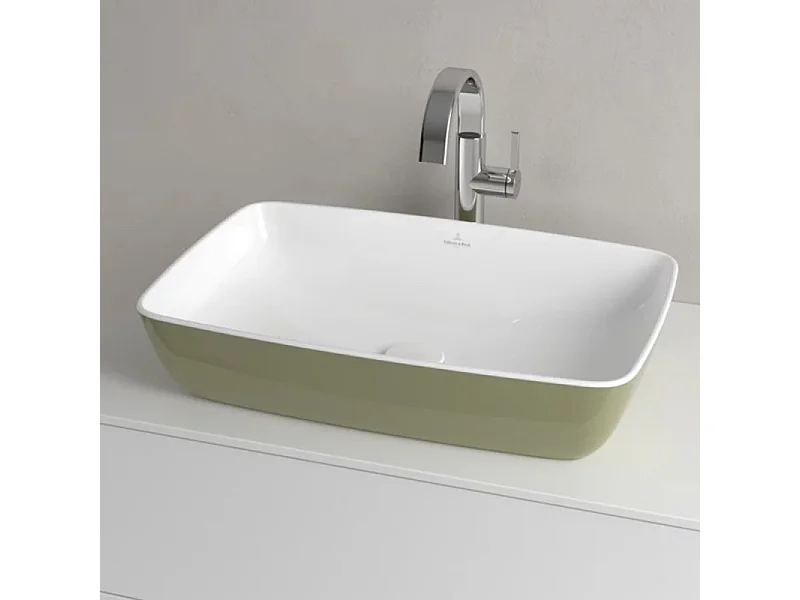 Vasque rectangle à poser VILLEROY ET BOCH Artis vert sauge
