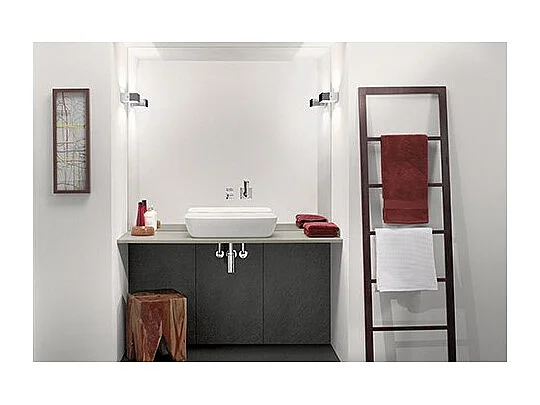 Lot de deux vasques rectangles à poser VILLEROY ET BOCH Artis Coal Black