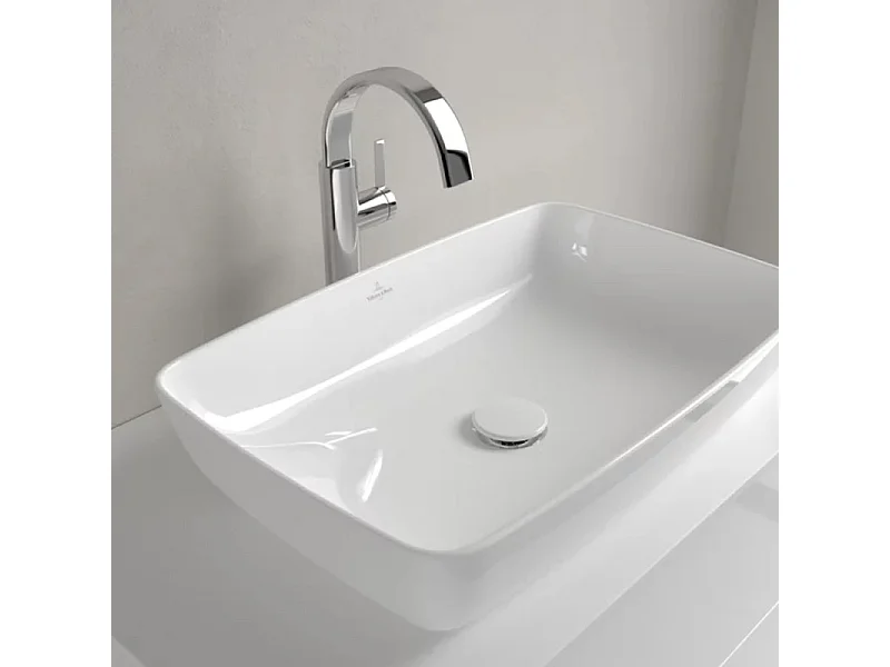 Vasque rectangle à poser VILLEROY ET BOCH Artis blanc ceramicplus