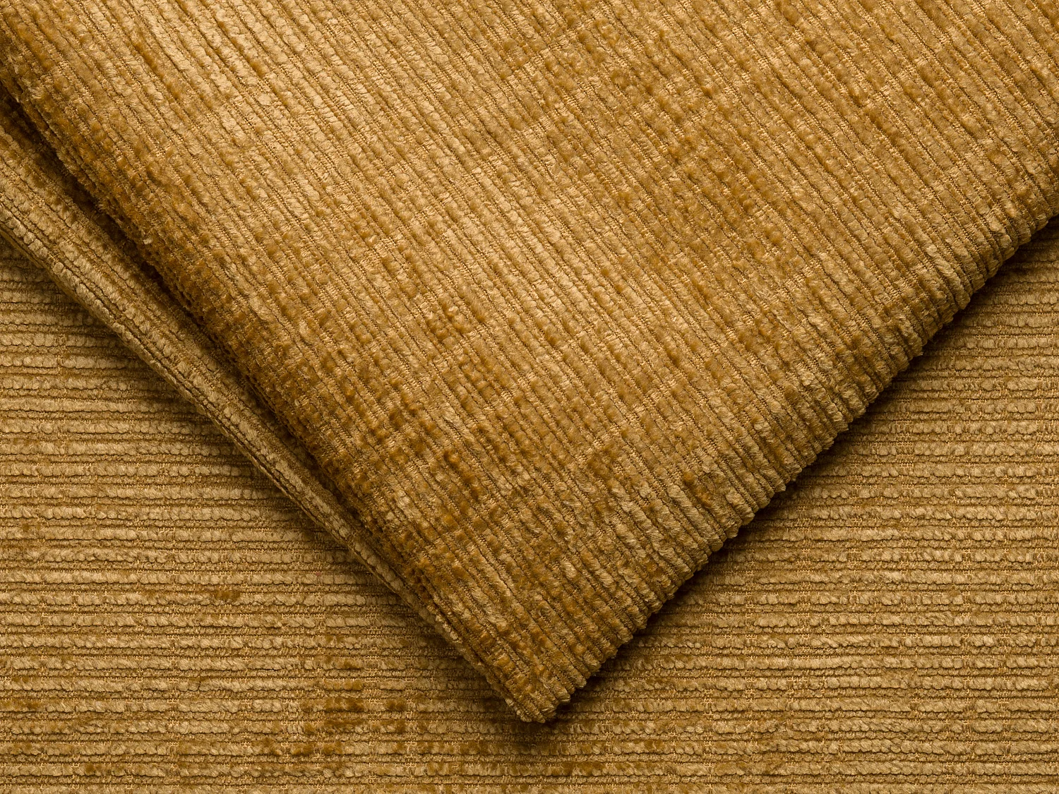 Divano letto 4 posti a ribalta Letto con doghe larghe 160cm Mater. 22cm memory foam Tess. ciniglia Giallo senape - LORETO