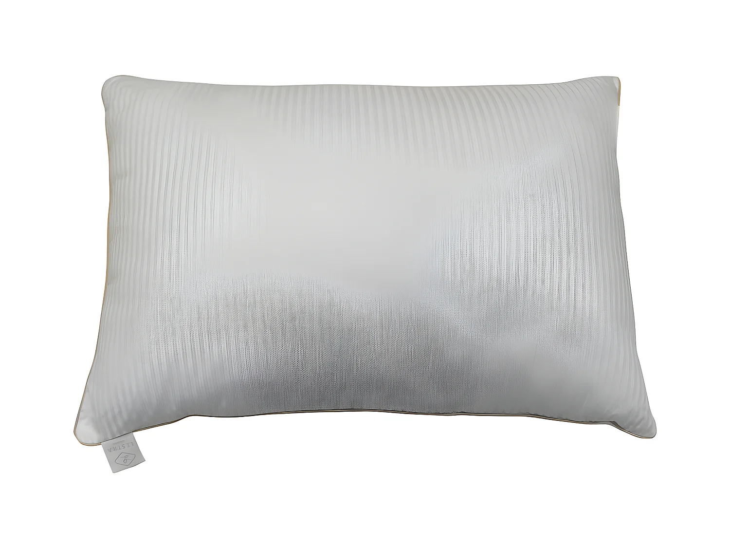 Oreiller "Fjord Grand Hotel" Moelleux Com'Duv Satin de coton rayé Lestra