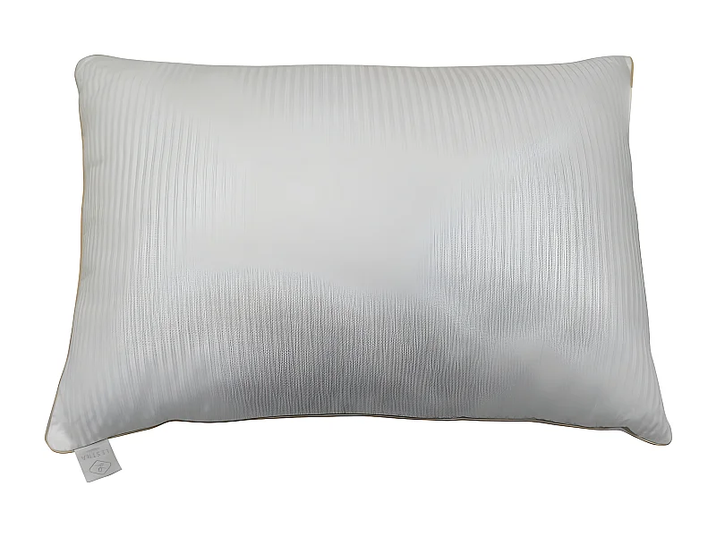 Oreiller "Fjord Grand Hotel" Moelleux Com'Duv Satin de coton rayé Lestra