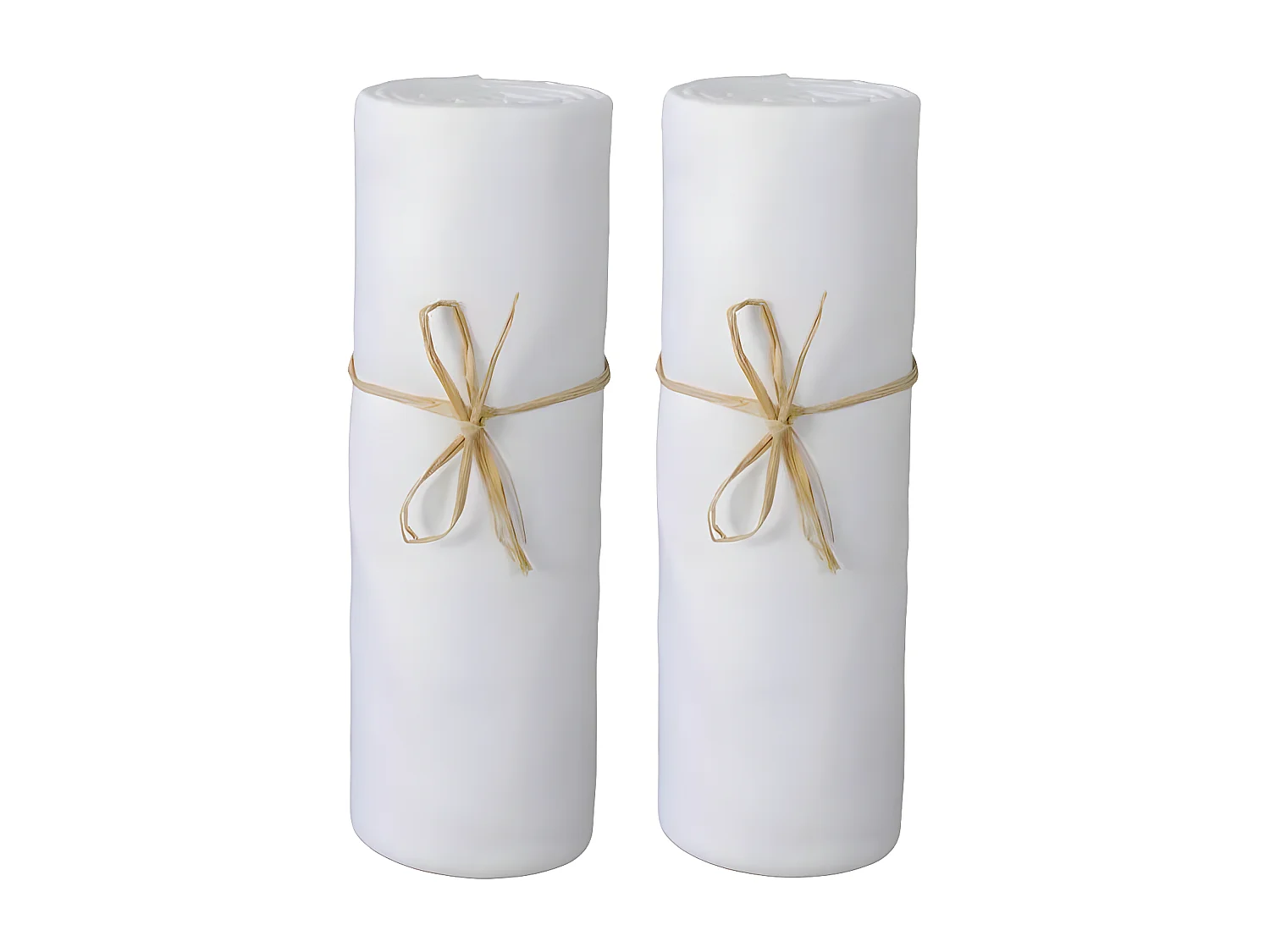 Lot de 2 Draps housse lit bébé 60 x 120 cm / 100% coton / 57 fils/cm²