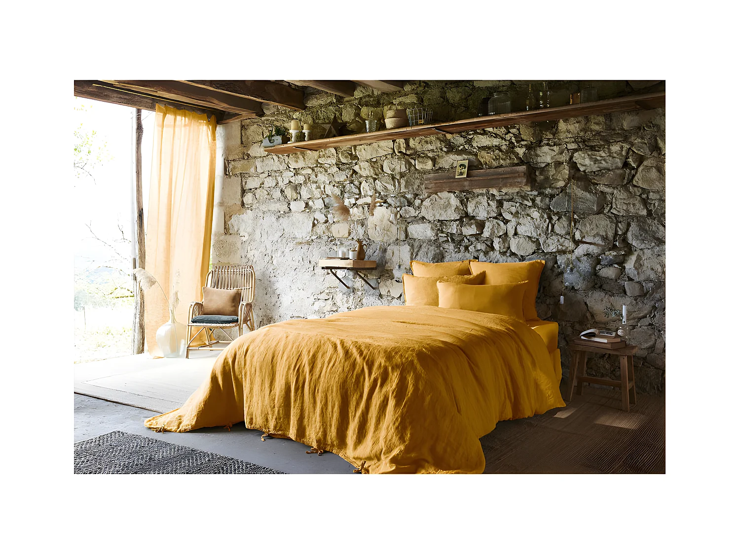 Housse de couette "Soline" toutes dimensions Lin lavé
