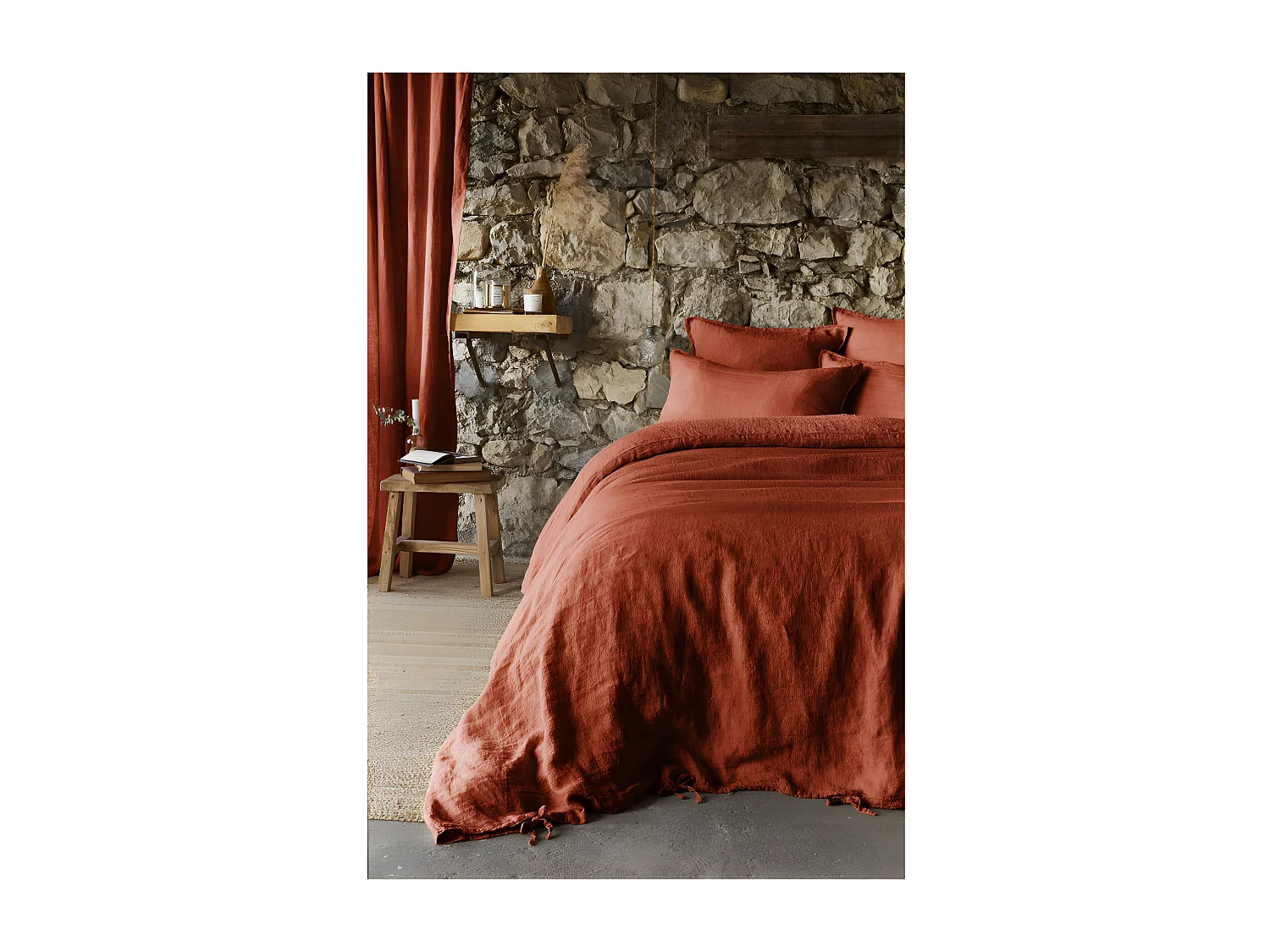 Housse de couette "Soline" toutes dimensions Lin lavé