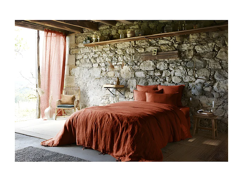 Housse de couette "Soline" toutes dimensions Lin lavé