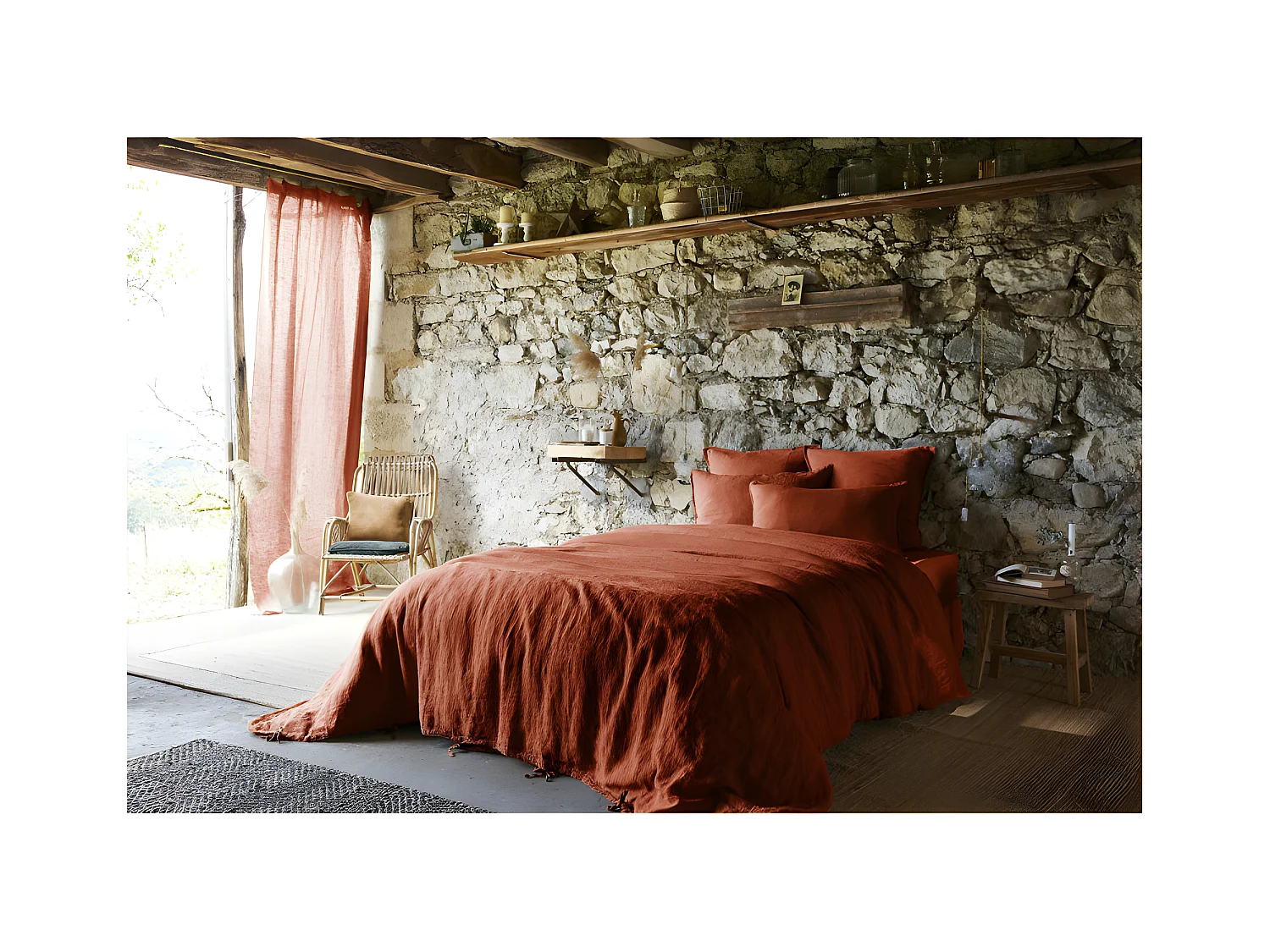 Housse de couette "Soline" toutes dimensions Lin lavé