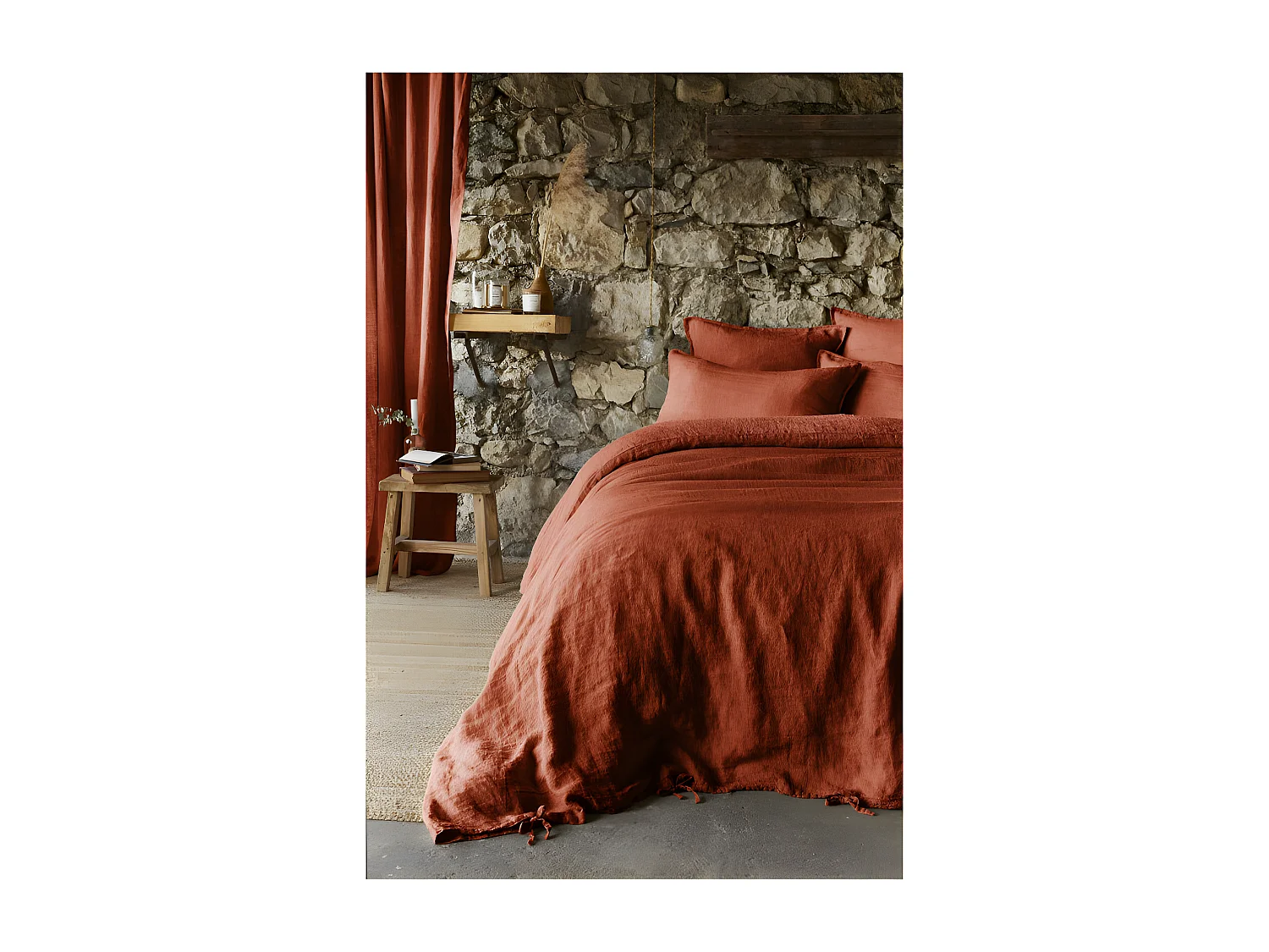 Housse de couette "Soline" toutes dimensions Lin lavé