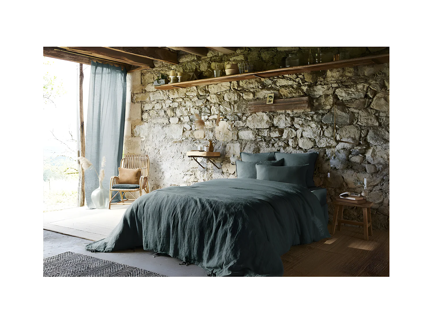 Housse de couette "Soline" toutes dimensions Lin lavé